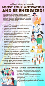 10 Magic Words to Instantly Boost Your Motivation and Be Energized ...